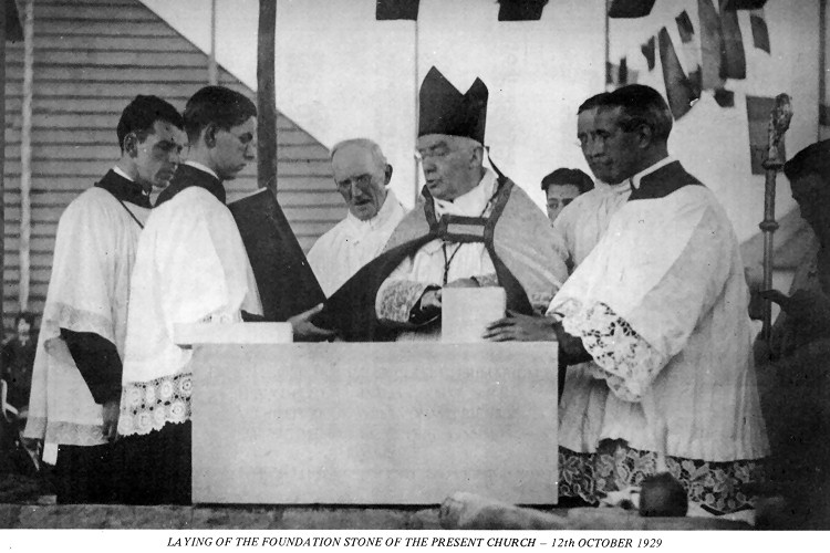 Laying Foundation Stone