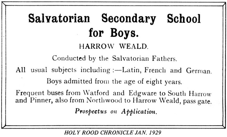 Salvatorian Advert
